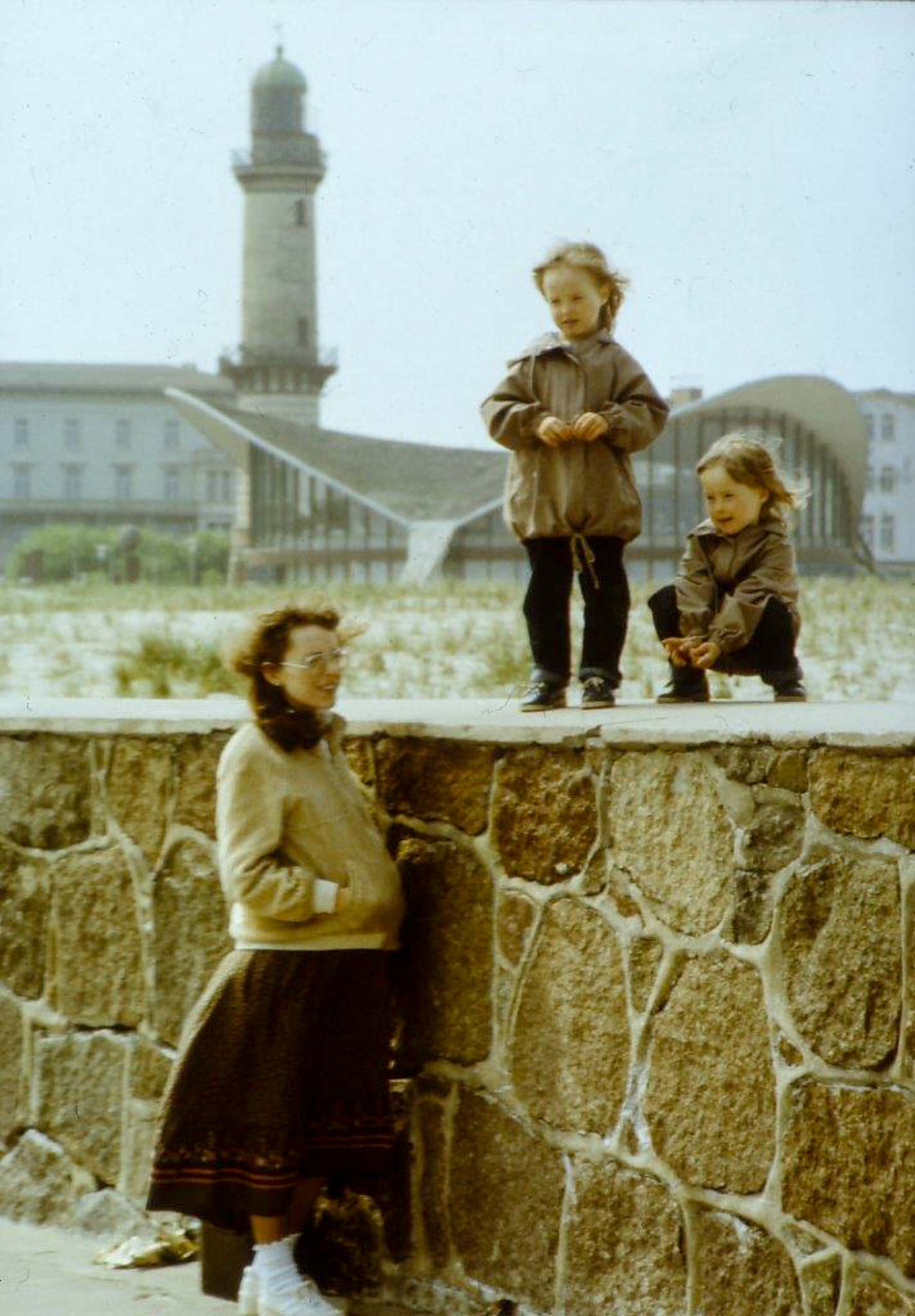 auf der Mole Warnemünde im Jahr 1984
